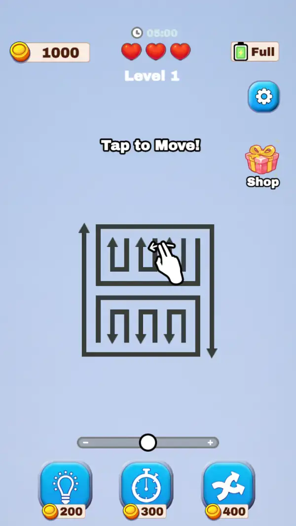 Arrow Maze Solve gameplay screenshot