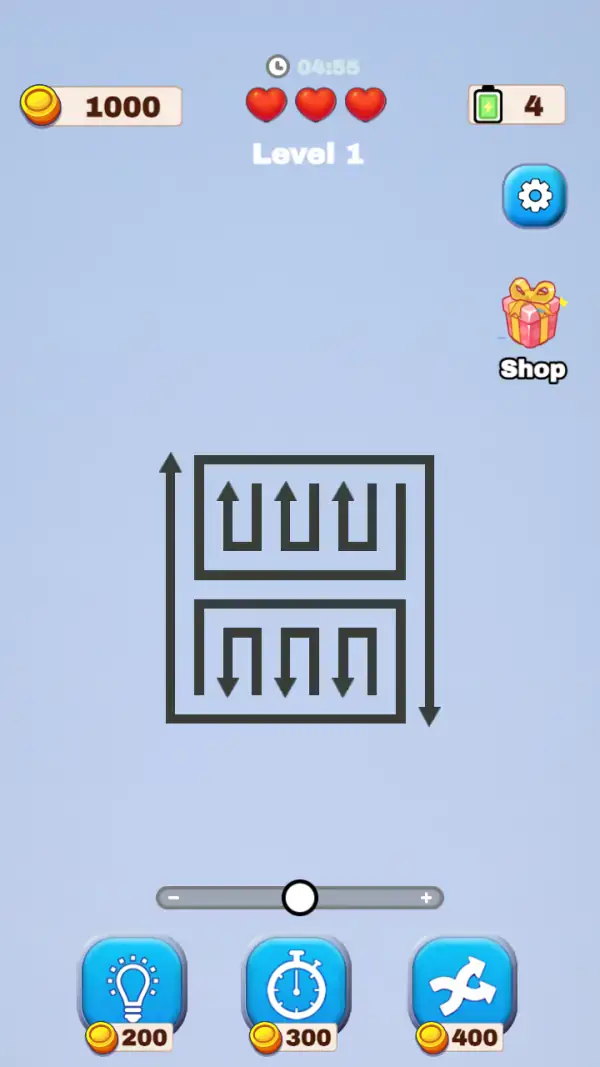 Arrow Maze Solve gameplay screenshot