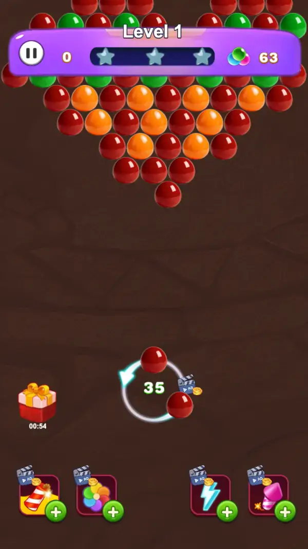 Bubble Safari gameplay screenshot