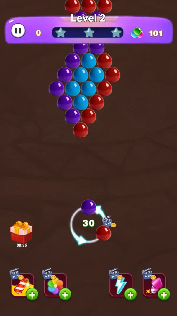 Bubble Safari gameplay screenshot