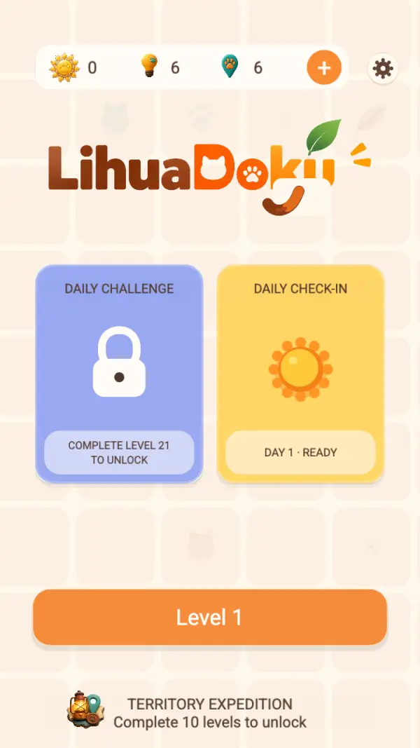 LihuaDoku: Cat Logic Puzzle gameplay screenshot