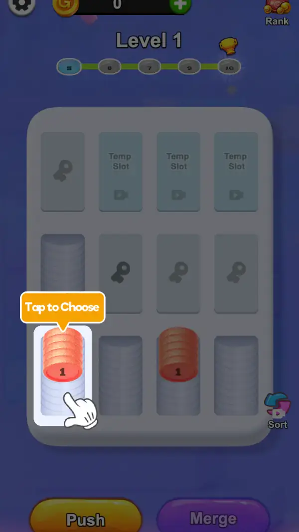 Satisfying Stack gameplay screenshot